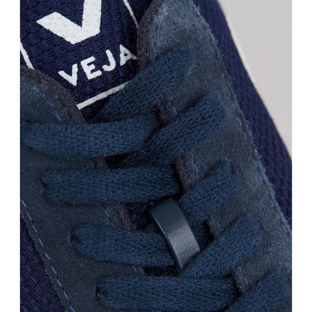 Pantofi Barbati Veja LACES ORGANIC COTTON Albastri | RO 206GSO